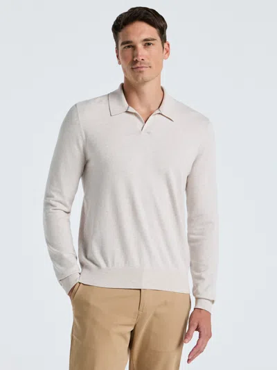 Perry Ellis Men's Open Polo Sweater In Neutral