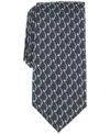 Perry Ellis Men's Oren Geo-pattern Tie In Black