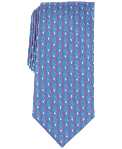 Perry Ellis Men's Oren Geo-pattern Tie In Blue