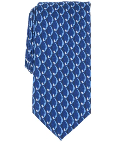 Perry Ellis Men's Oren Geo-pattern Tie In Navy