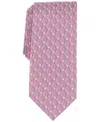 Perry Ellis Men's Oren Geo-pattern Tie In Pink