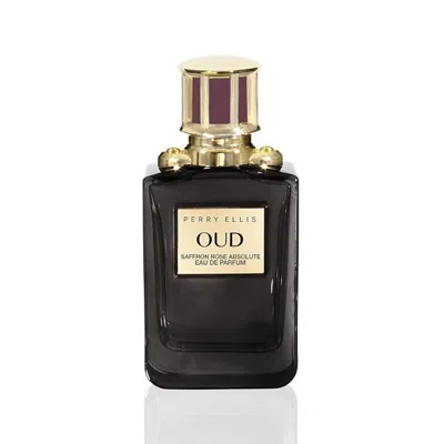 Perry Ellis Men's Oud Saffron Rose Absolute Edp Spray 3.4 oz Fragrances 844061017535
