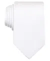Perry Ellis Men's Oxford Solid Tie In White