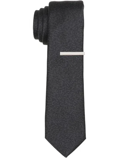 Perry Ellis Men's Parker Abstract Slim Tie In Black