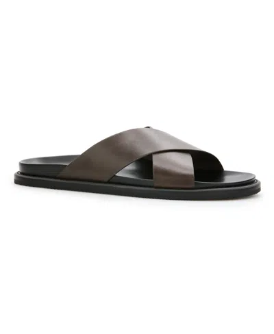 Perry Ellis Men's Parker Slide Sandal In Brown
