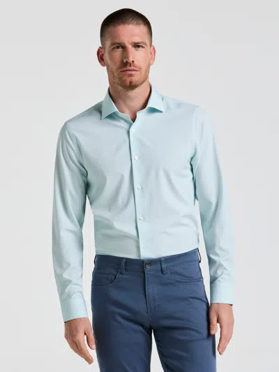 Perry Ellis Men's Perfect Tech Geo Print Shirt In Blue