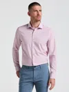 Perry Ellis Men's Perfect Tech Geo Print Shirt In Pink