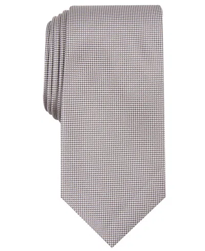 Perry Ellis Men's  Oxford Solid Tie In Gray