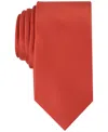 Perry Ellis Men's  Satin Solid Tie In Eggplant