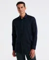 Perry Ellis Men's Plaid Print Shirt In Blue