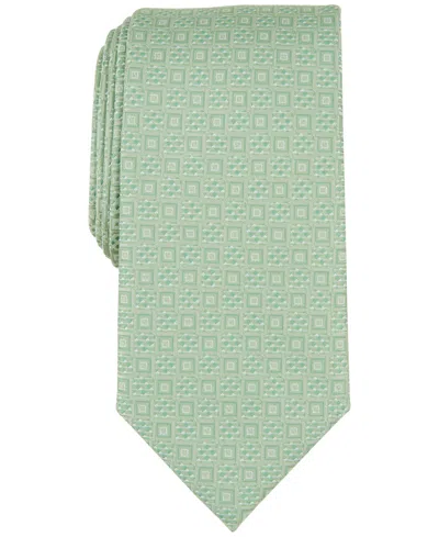Perry Ellis Men's Randall Neat Square Tie In Green