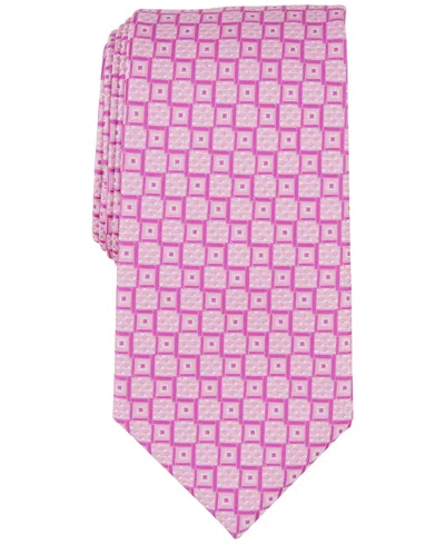 Perry Ellis Men's Randall Neat Square Tie In Pink