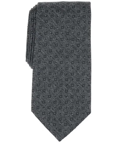 Perry Ellis Men's Raynor Geo-pattern Tie In Black