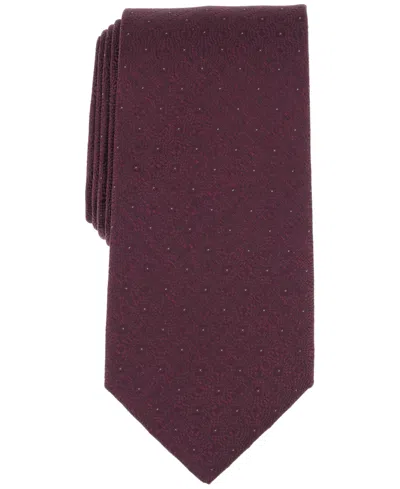 Perry Ellis Men's Raynor Geo-pattern Tie In Red