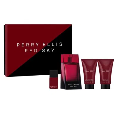 Perry Ellis Open Box -  Men's Red Sky Gift Set Fragrances 844061015906