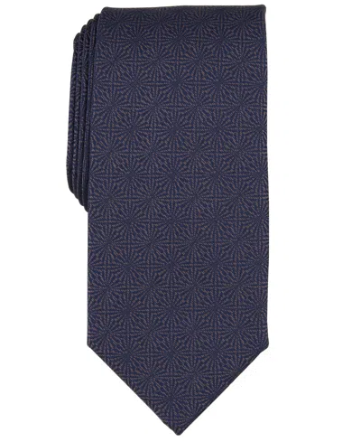 Perry Ellis Men's Reder Geo-floral Tie In Navy