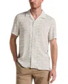 Perry Ellis Men's Regular-fit Brushstroke Shirt In White