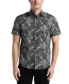 Perry Ellis Men's Regular-fit Linework Shirt