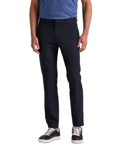 Perry Ellis Men's Regular-fit Soft Touch Plainweave Stretch Pant In Blue