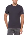 PERRY ELLIS MEN'S RIB KNIT CREW NECK T-SHIRT