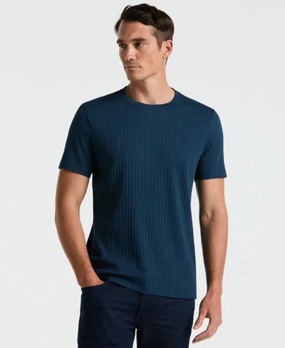 Perry Ellis Men's Ribbed Crew Neck T-shirt