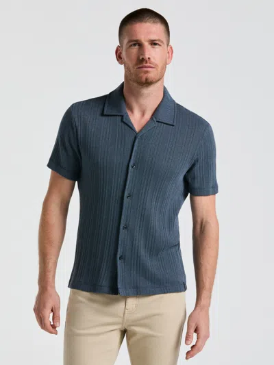 Perry Ellis Men's Ribbed Stripe Shirt