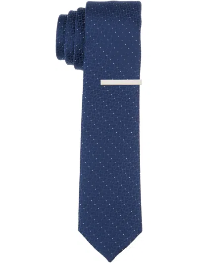 Perry Ellis Men's Rummler Mini I Slim Tie In Blue