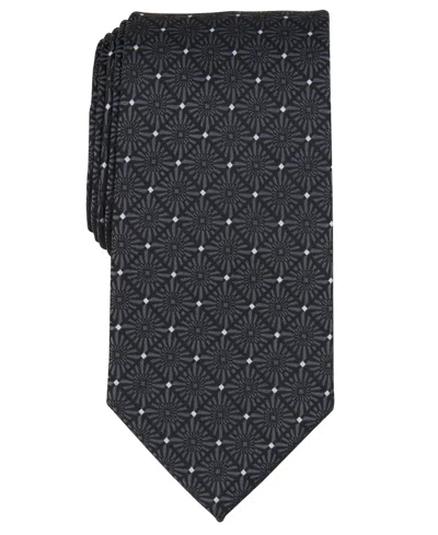 Perry Ellis Men's Sabella Neat Slim Tie In Black