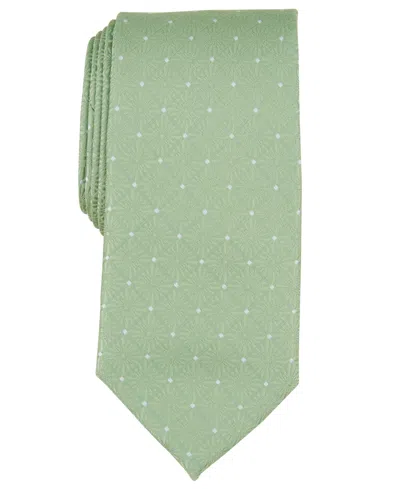 Perry Ellis Men's Sabella Geo-dot Tie In Green
