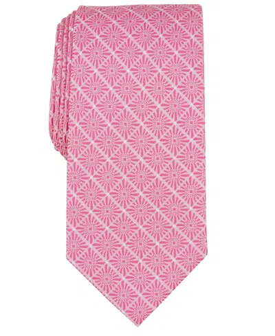 Perry Ellis Men's Sabella Geo-dot Tie In Pink