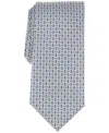 Perry Ellis Men's Sampson Classic Geometric Tie In Silver