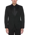 Perry Ellis Men's Satin Piecing Tuxedo Jacket In Black