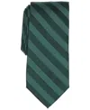 Perry Ellis Men's Satin Stripe Solid Tie In Green