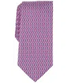 Perry Ellis Men's Scanlon Geo-pattern Tie In Orchid