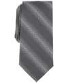 Perry Ellis Men's Scarano Stripe Tie In Black