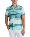 Perry Ellis Men's Ecoveroâ¢ Wave Print Shirt