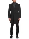 Perry Ellis Men's Single Breasted 3 Button Overcoat