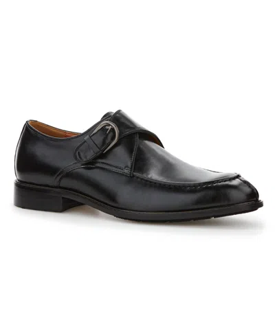 Perry Ellis Men's Single Monk Strap Dress Shoes In Black