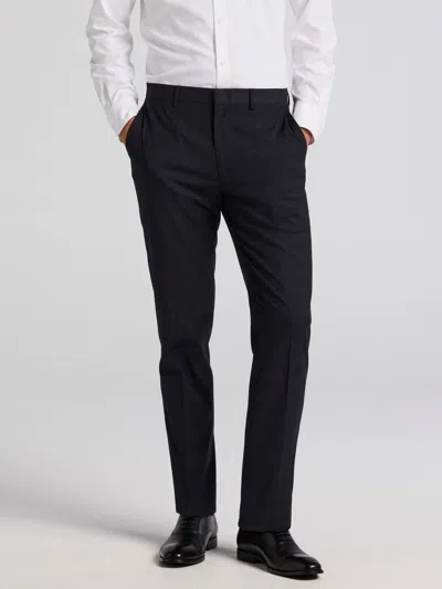 Perry Ellis Men's Skinny Fit Tonal Plaid Suit Pants In Navy,blue