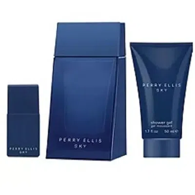 Perry Ellis Men's Sky Gift Set Fragrances 719346296434 In Blue