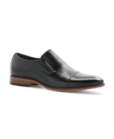 Perry Ellis Men's Slick Cap Toe Slip-on In Black