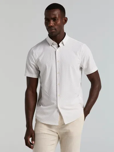 Perry Ellis Men's Slim Fit Abstract Micro-print Shirt