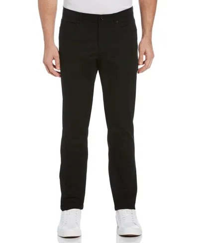 Perry Ellis Men's Slim Fit Anywhere Five Pocket Pants In Black