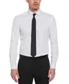 Perry Ellis Men's Slim Fit Total Stretch Performance Dress Shirt In White
