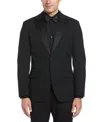 PERRY ELLIS MEN'S SLIM FIT CONTRAST TUXEDO JACKET