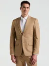 Perry Ellis Men's Slim Fit Cotton Blend Suit Jacket In Brown