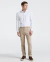 Perry Ellis Men's Slim Fit Double Cloth Chino Pants In Trench Coat,beige