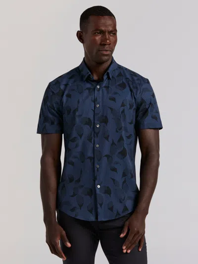 PERRY ELLIS MEN'S SLIM FIT FLORAL PRINT SHIRT