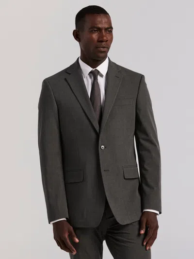 Perry Ellis Men's Slim Fit Gabardine Suit Jacket In Charcoal,gray