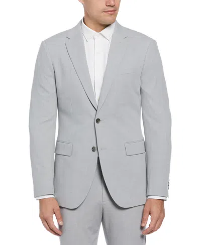 Perry Ellis Men's Slim Fit Louis Suit Jacket In Felt Grey,gray